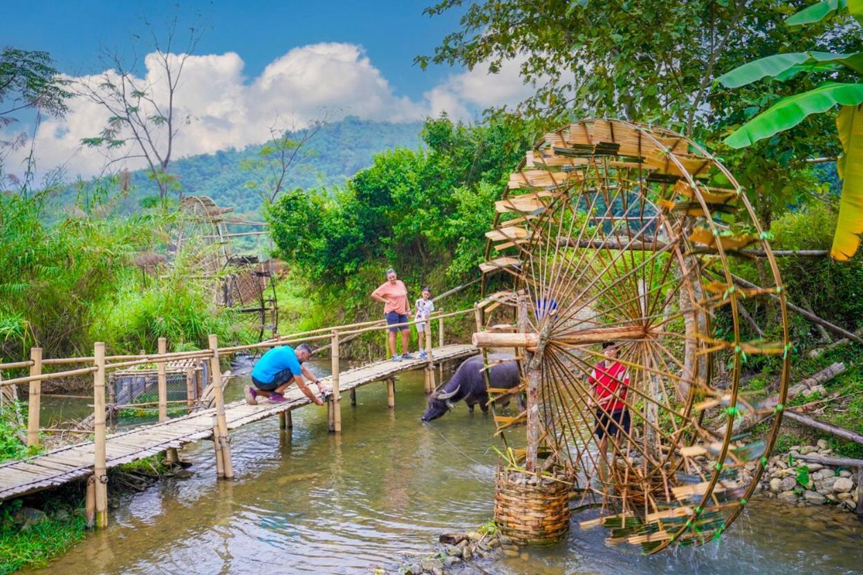 Oh Pu Luong Homestay Huong Ba Thuoc Bagian luar foto