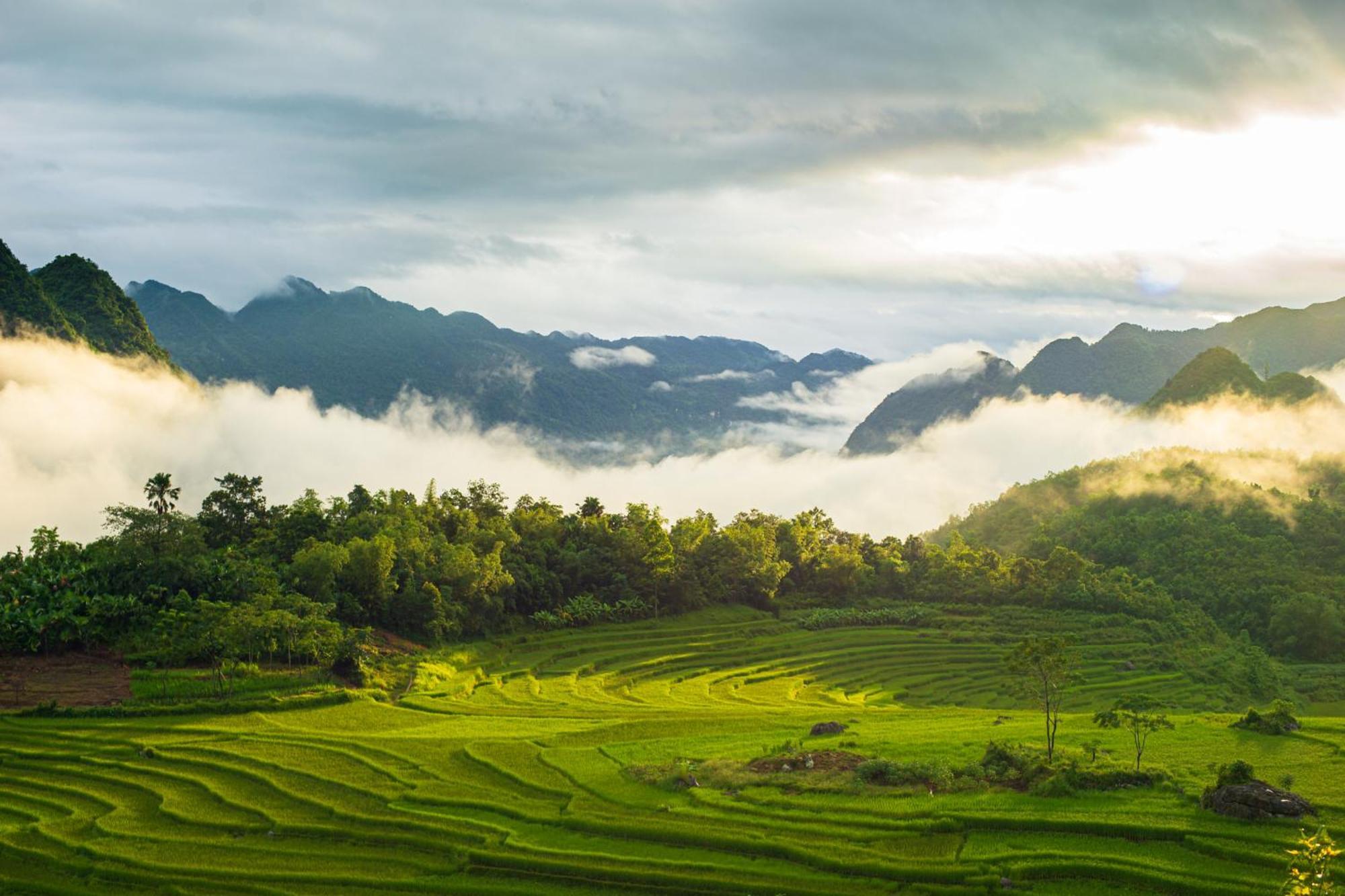 Oh Pu Luong Homestay Huong Ba Thuoc Bagian luar foto